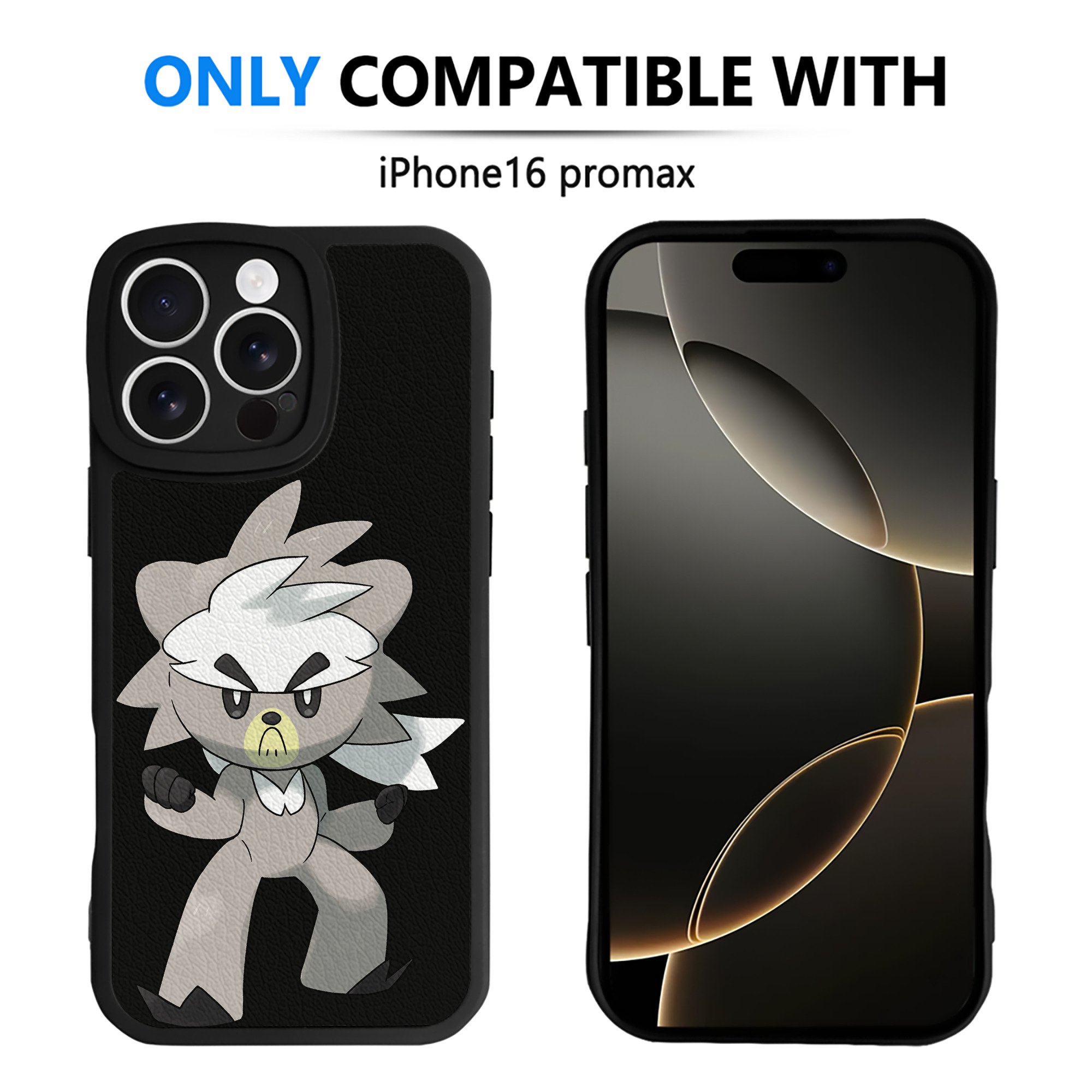 （画像用） ポケットモンスター Pokémon 【iPhone 16シリーズ対応】シリコンスマホケース（レザー調） 材質：シリコン